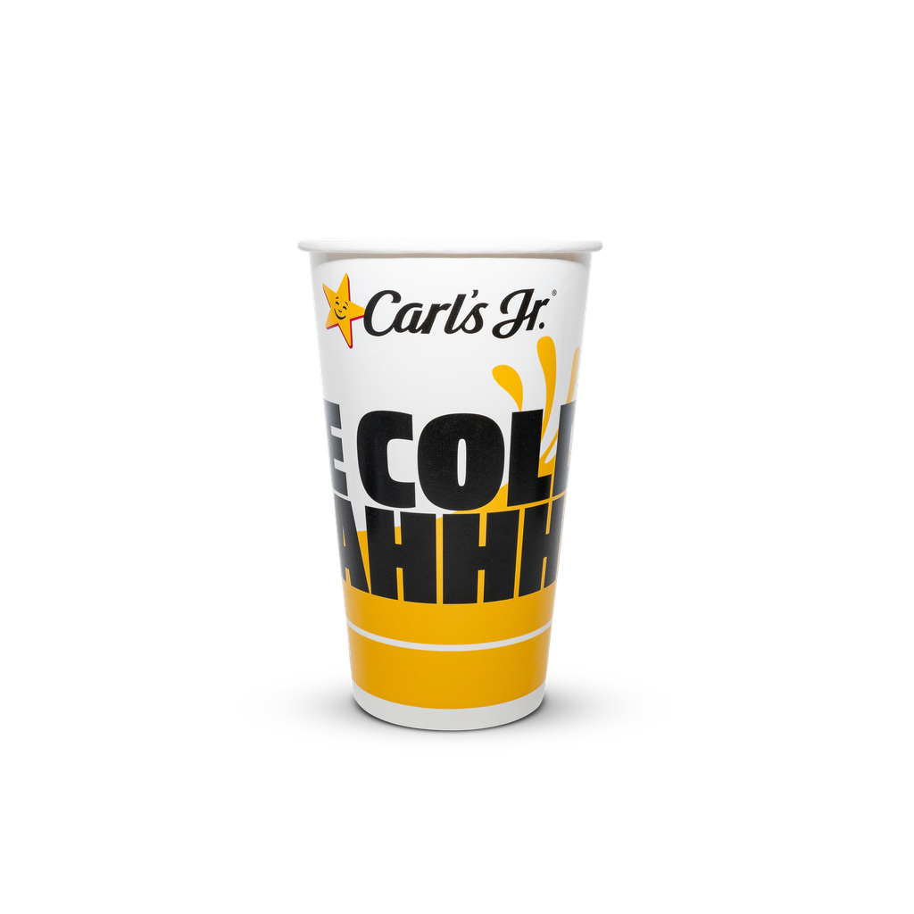 Vaso Bebida Fría 12 Oz - Carls Jr