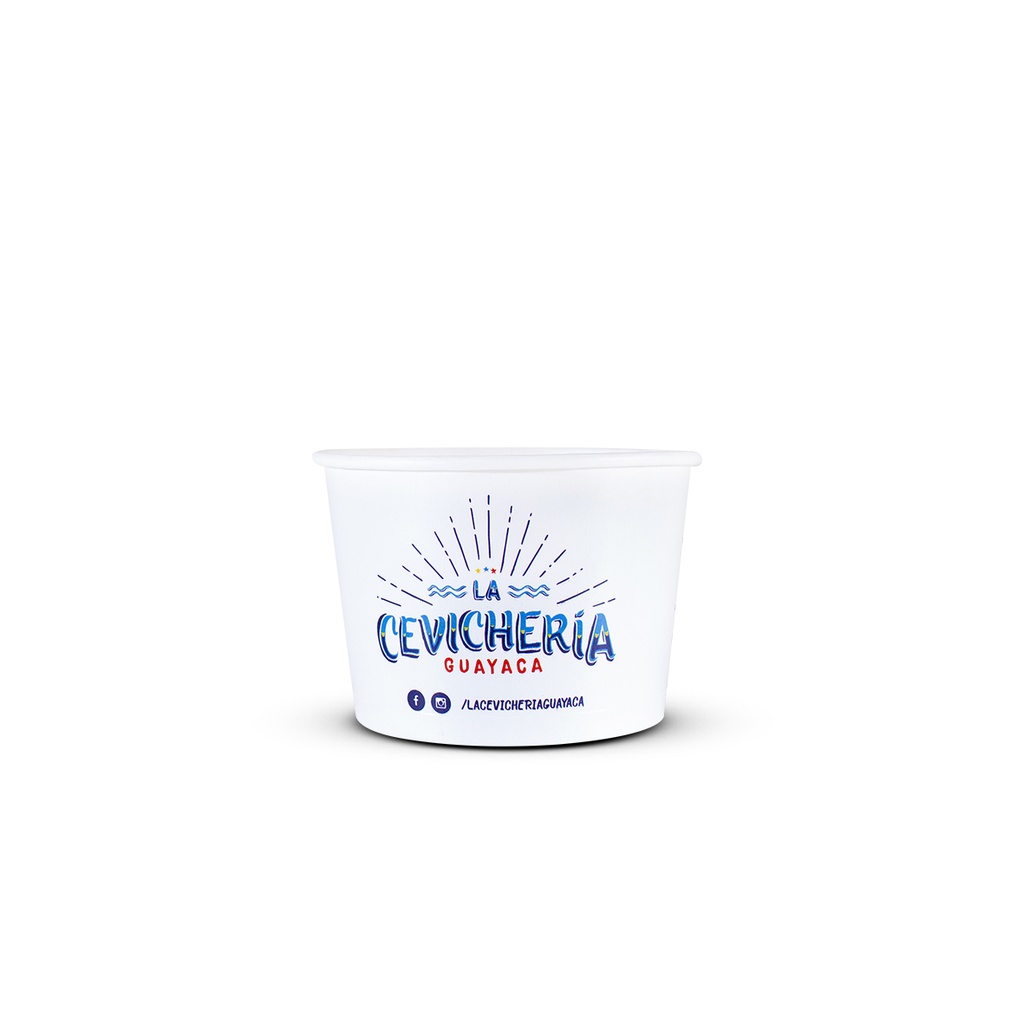 Paper container 8 Oz (cevichería guayaca)