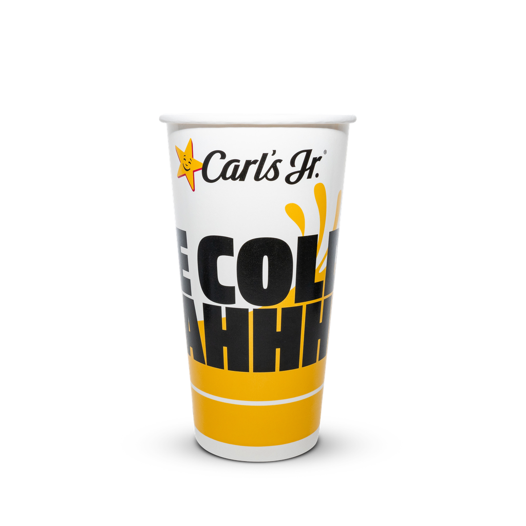 Vaso Bebida Fría 22 Oz - Carls Jr