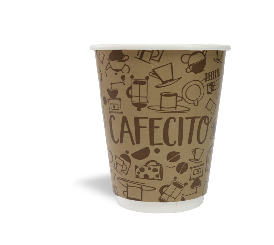 Double wall paper cup 12 Oz &quot;Cafecito&quot;