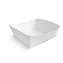 Square paper food tray  (no printed)